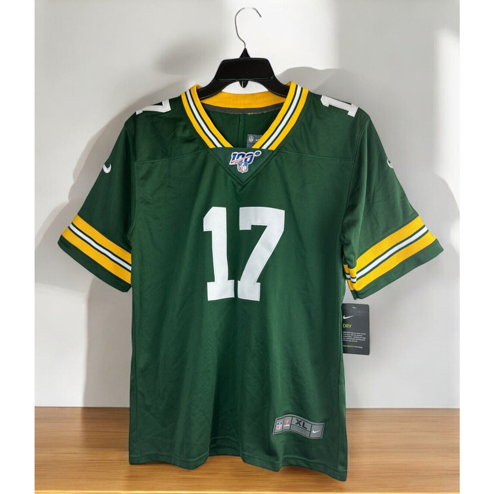 NWT Nike Green Bay Packers 17 Davante Adams 100th Season Anniv Limited Jersey XL - Picture 8 of 8